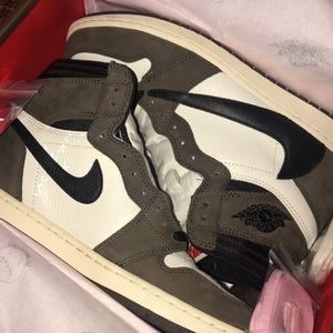Cactus jack and crimson tint Jordan 1s